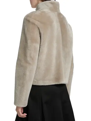 Proenza Schouler White Label Women's Scarlett Shearling Jacket - Sand - Size 4 | Thumbnail 5