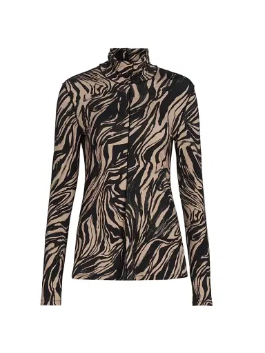 Proenza Schouler White Label Women's Audrey Marble Jersey Top | Thumbnail 1 Proenza Schouler White Label Women's Audrey Marble Jersey Top | Thumbnail 1