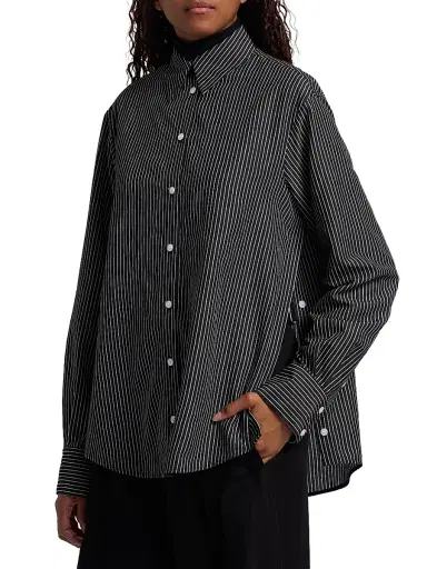 Proenza Schouler Women's Lynsey Striped Shirt | Thumbnail 3 Proenza Schouler Women's Lynsey Striped Shirt | Thumbnail 3