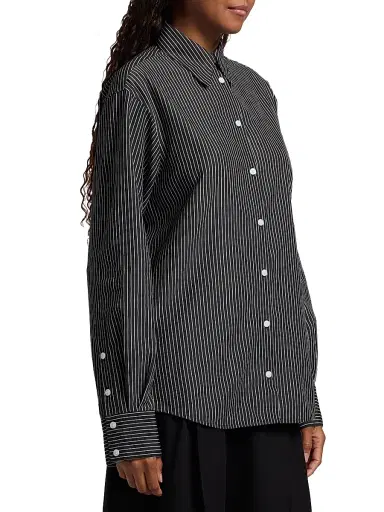 Proenza Schouler Women's Lynsey Striped Shirt | Thumbnail 4 Proenza Schouler Women's Lynsey Striped Shirt | Thumbnail 4