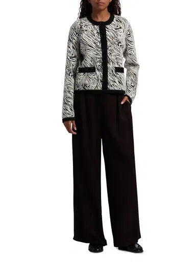 Proenza Schouler White Label Women's Meadow Twill Pants - Chocolate - Size 14 | Thumbnail 2 Proenza Schouler White Label Women's Meadow Twill Pants - Chocolate - Size 14 | Thumbnail 2