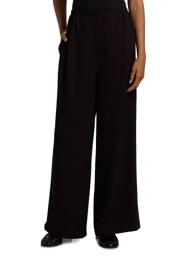 Proenza Schouler White Label Women's Meadow Twill Pants - Chocolate - Size 14 | Thumbnail 3 Proenza Schouler White Label Women's Meadow Twill Pants - Chocolate - Size 14 | Thumbnail 3