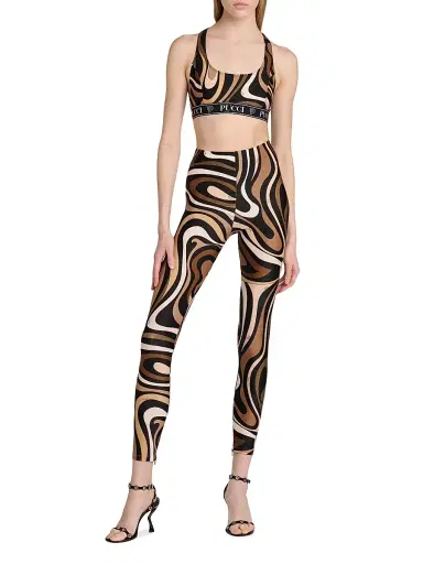 Pucci Women's Passepartout Sports Bra - Black Gold | Thumbnail 2