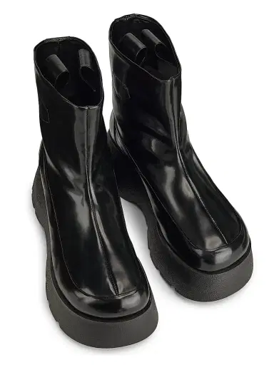 Ganni Women's Kat Platform Ankle Boots - Black | Thumbnail 4 Ganni Women's Kat Platform Ankle Boots - Black | Thumbnail 4