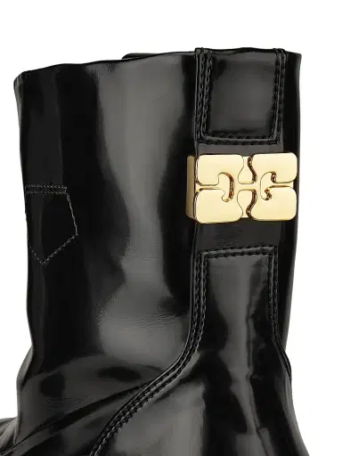 Ganni Women's Kat Platform Ankle Boots - Black | Thumbnail 5 Ganni Women's Kat Platform Ankle Boots - Black | Thumbnail 5