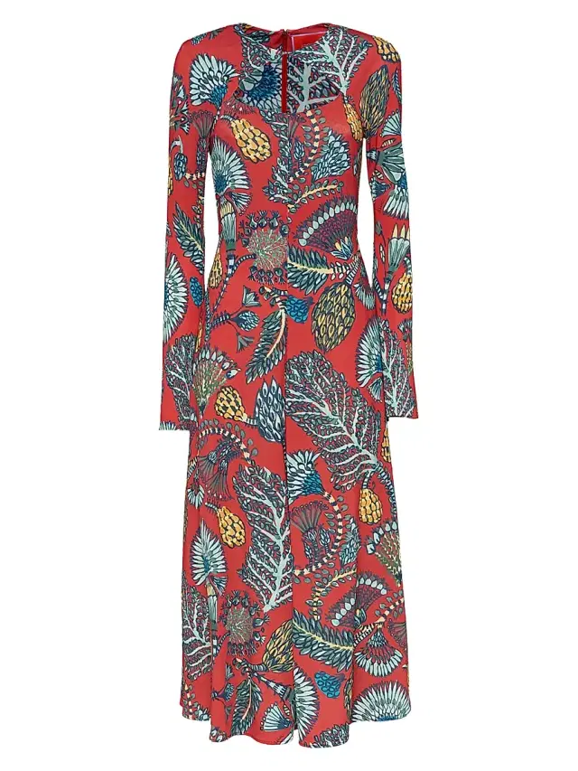 Women's Farfalla Dress - Red Blue