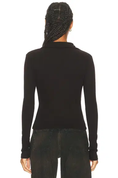 Citizens of Humanity Long Sleeve 60's Polo | Thumbnail 5 Citizens of Humanity Long Sleeve 60's Polo | Thumbnail 5