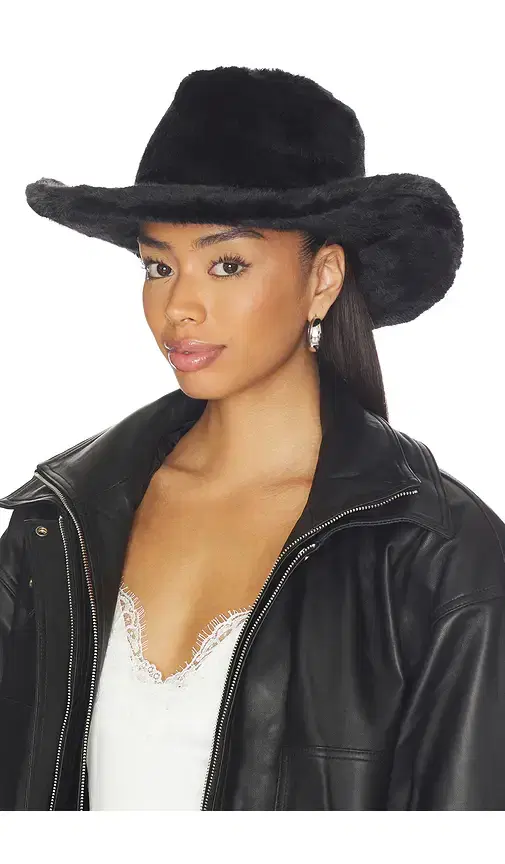 JOCELYN Faux Fur Cowboy Hat