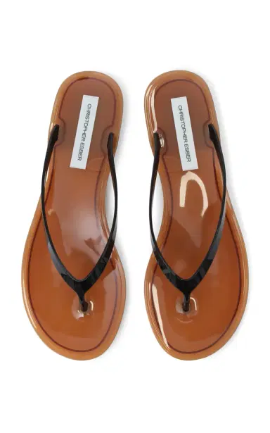 Christopher Esber Jo PVC Flip Flop Sandals | Thumbnail 3 Christopher Esber Jo PVC Flip Flop Sandals | Thumbnail 3