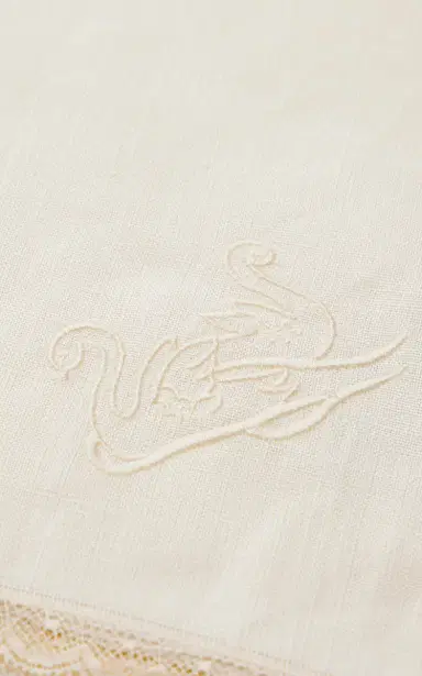 Moda Domus Set-of-Four Swan-Embroidered Linen Dinner Napkins - White | Thumbnail 4 Moda Domus Set-of-Four Swan-Embroidered Linen Dinner Napkins - White | Thumbnail 4