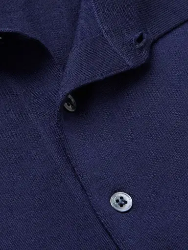 Loro Piana Wish® Wool Polo Shirt - Men | Thumbnail 4