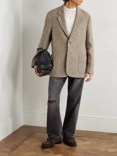 Our Legacy Embrace Virgin Wool and Hemp-Blend Blazer - Men | Thumbnail 2