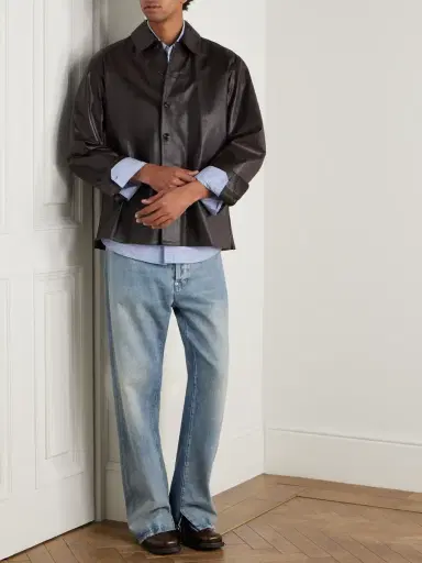 Our Legacy Welding Leather Shirt - Men | Thumbnail 2 Our Legacy Welding Leather Shirt - Men | Thumbnail 2