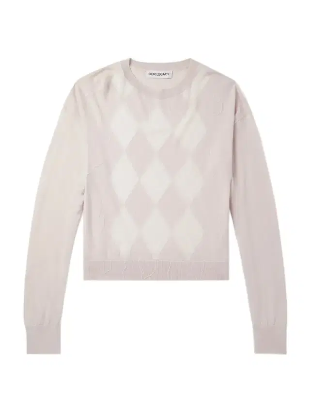 Sonar Distressed Argyle-Jacquard Wool Sweater - Men