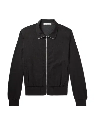 Our Legacy Mob Cotton-Blend Track Jacket - Men | Thumbnail 1 Our Legacy Mob Cotton-Blend Track Jacket - Men | Thumbnail 1