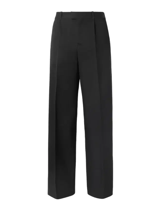 Slack Tapered Pleated Virgin Wool-Gabardine Suit Trousers - Men