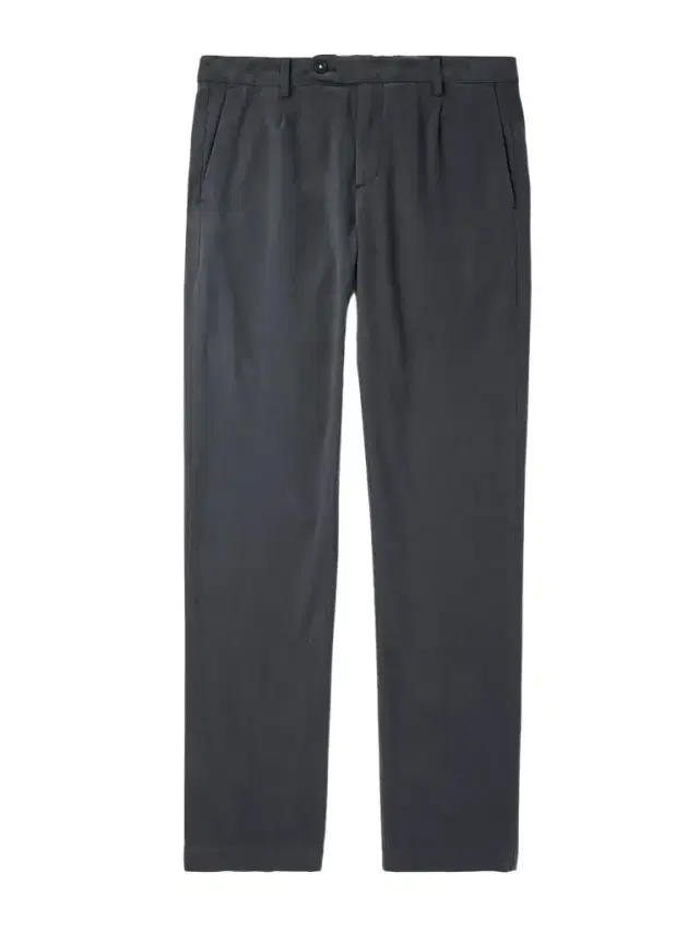 Straight-Leg Stretch-Cotton Gabardine Trousers - Men