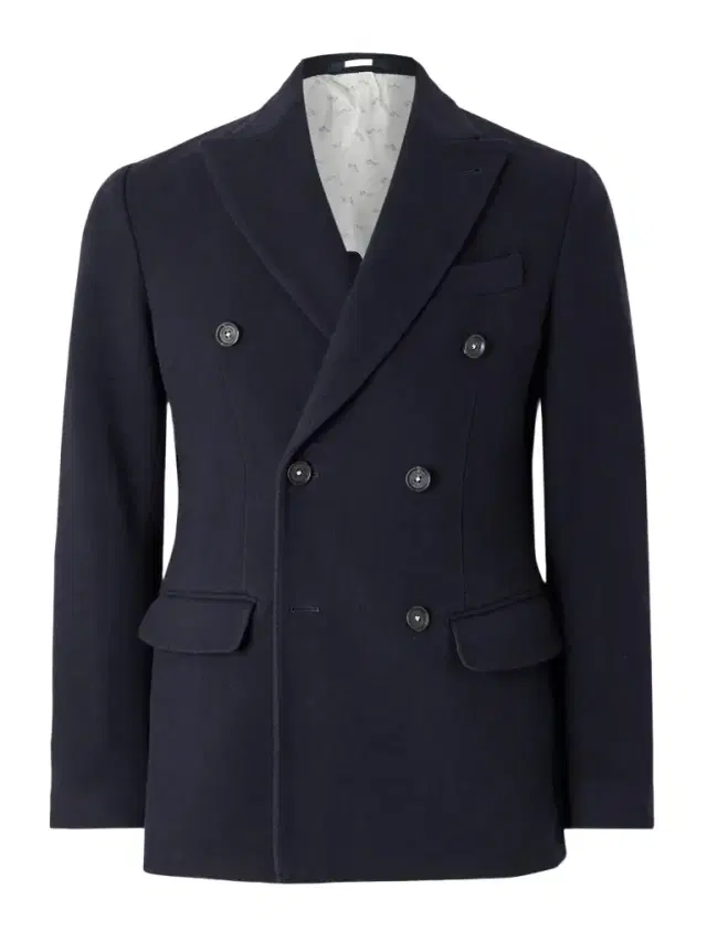 Brando Double-Breasted Cashmere Blazer - Men