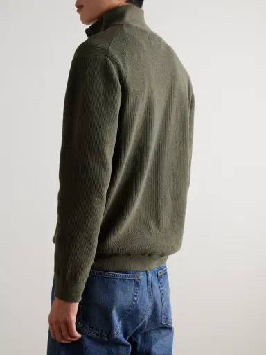 NN07 Danny 6429 Ribbed Bouclé Zip-Up Cardigan - Men | Thumbnail 3 NN07 Danny 6429 Ribbed Bouclé Zip-Up Cardigan - Men | Thumbnail 3