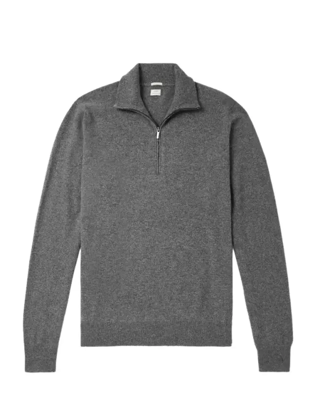 Lima Cashmere Half-Zip Sweater - Men