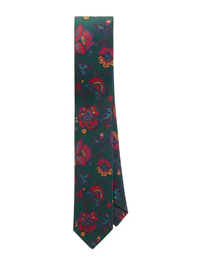 HIM 8cm Floral-Print Silk Tie - Men
