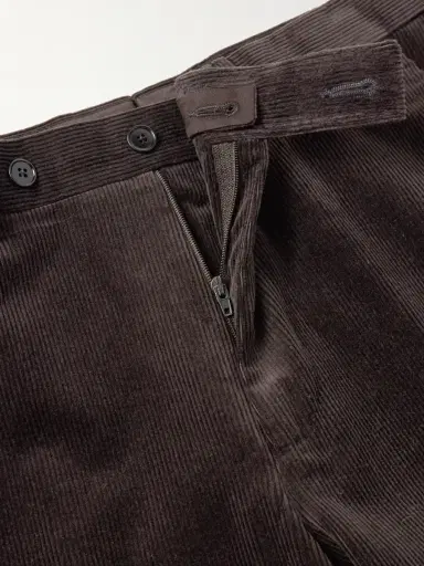 Zegna Slim-Fit Cotton-Blend Corduroy Trousers - Men | Thumbnail 6
