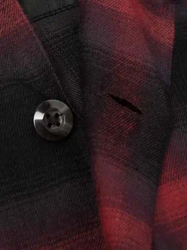 KAPITAL Camp-Collar Checked Cotton-Blend Flannel Shirt - Men | Thumbnail 5