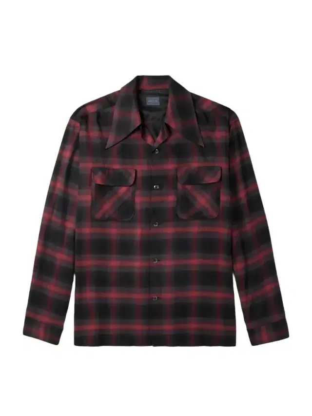 KAPITAL Camp-Collar Checked Cotton-Blend Flannel Shirt - Men