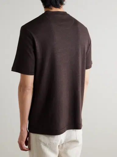 MR P. Linen and Organic Cotton-Blend T-Shirt - Men | Thumbnail 3 MR P. Linen and Organic Cotton-Blend T-Shirt - Men | Thumbnail 3