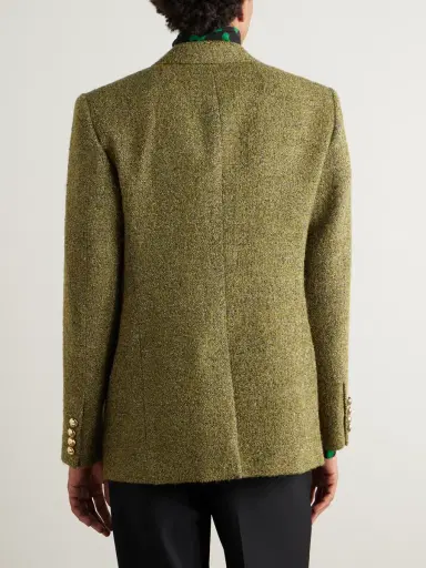 Valentino Garavani Double-Breasted Wool-Blend Bouclé Blazer - Men | Thumbnail 3 Valentino Garavani Double-Breasted Wool-Blend Bouclé Blazer - Men | Thumbnail 3