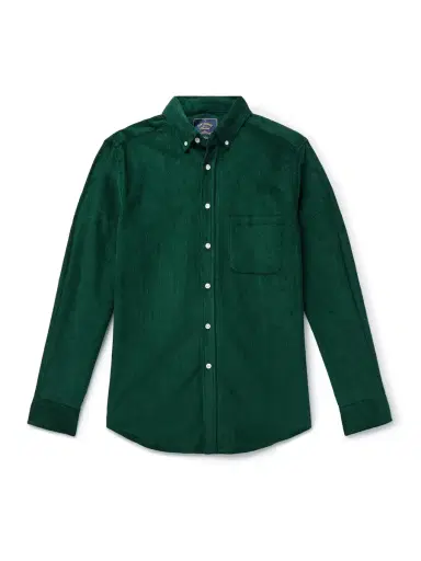 Portuguese Flannel Lobo Button-Down Collar Cotton-Corduroy Shirt - Men | Thumbnail 1 Portuguese Flannel Lobo Button-Down Collar Cotton-Corduroy Shirt - Men | Thumbnail 1