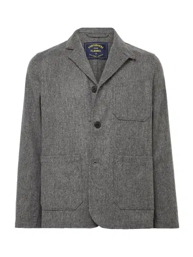Portuguese Flannel Unstructured Wool Suit Jacket - Men | Thumbnail 1 Portuguese Flannel Unstructured Wool Suit Jacket - Men | Thumbnail 1