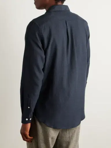 Portuguese Flannel Teca Brushed Cotton-Twill Shirt - Men | Thumbnail 4 Portuguese Flannel Teca Brushed Cotton-Twill Shirt - Men | Thumbnail 4