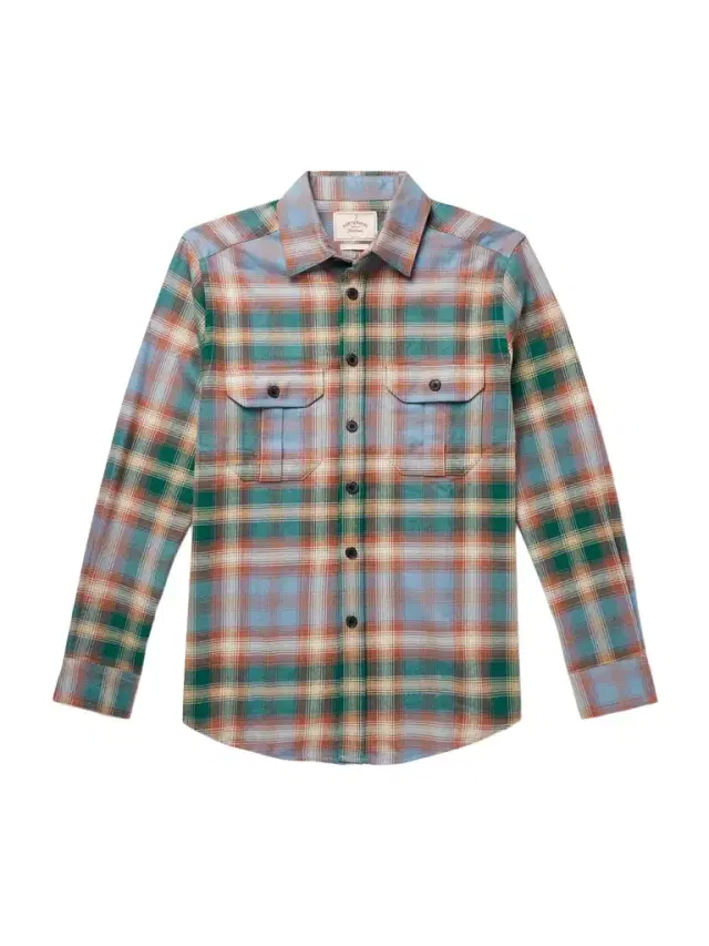 Portuguese Flannel Log Checked Organic Cotton-Flannel Shirt - Men