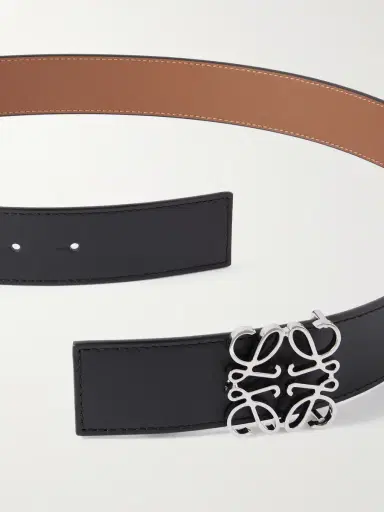 Loewe Anagram 3.5cm Reversible Leather Belt - Men | Thumbnail 2 Loewe Anagram 3.5cm Reversible Leather Belt - Men | Thumbnail 2