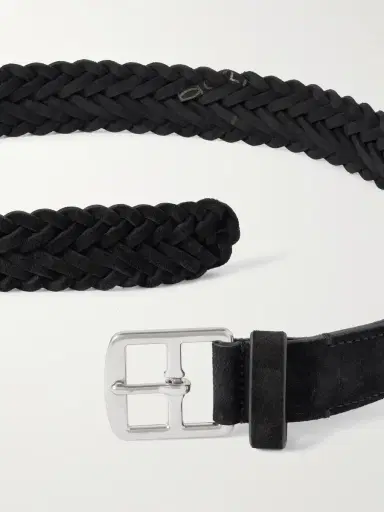Officine Creative 3.5cm Woven Suede Belt - Men | Thumbnail 2