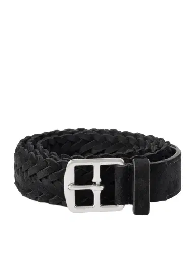 Officine Creative 3.5cm Woven Suede Belt - Men | Thumbnail 1