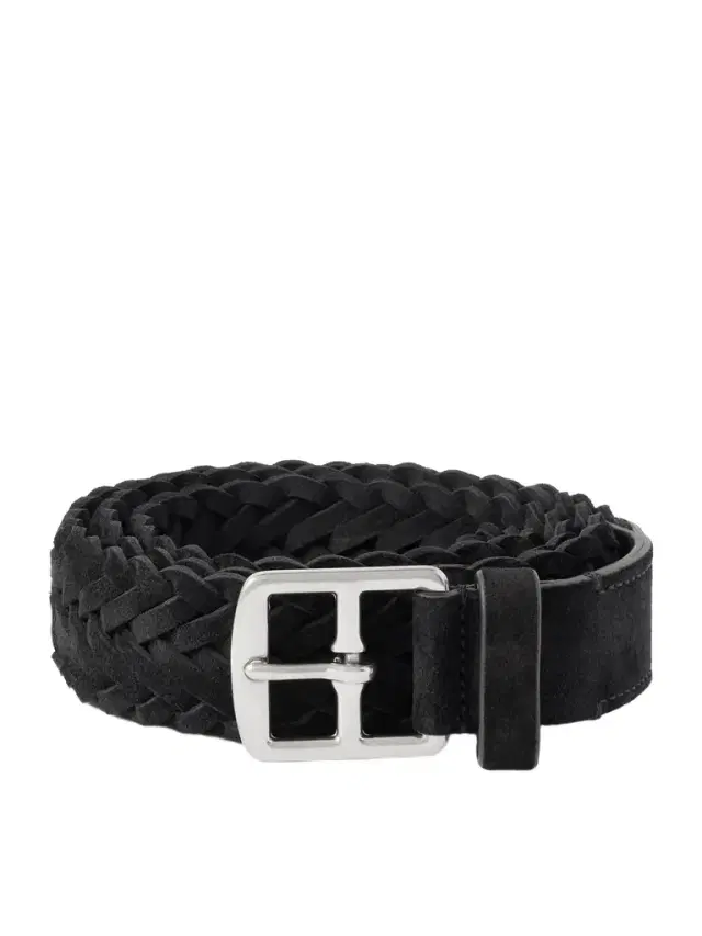 3.5cm Woven Suede Belt - Men 3.5cm Woven Suede Belt - Men