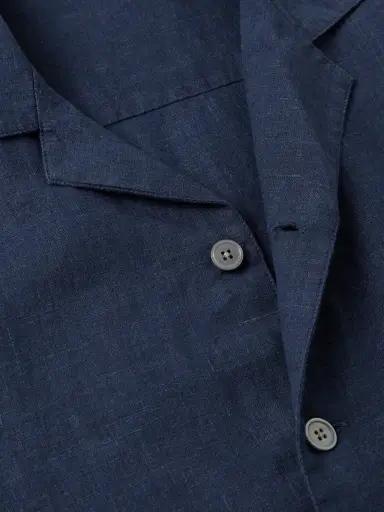 Derek Rose Sicily 1 Linen Pyjama Set - Men | Thumbnail 4