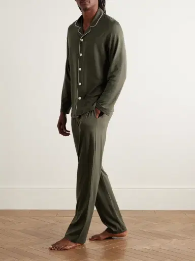 Derek Rose Basel Stretch-Micro Modal Jersey Pyjama et - Men | Thumbnail 2 Derek Rose Basel Stretch-Micro Modal Jersey Pyjama et - Men | Thumbnail 2