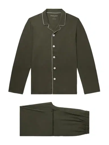Derek Rose Basel Stretch-Micro Modal Jersey Pyjama et - Men | Thumbnail 1 Derek Rose Basel Stretch-Micro Modal Jersey Pyjama et - Men | Thumbnail 1