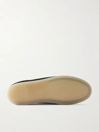 Brunello Cucinelli Leather-Trimmed Suede Sneakers - Men | Thumbnail 3 Brunello Cucinelli Leather-Trimmed Suede Sneakers - Men | Thumbnail 3