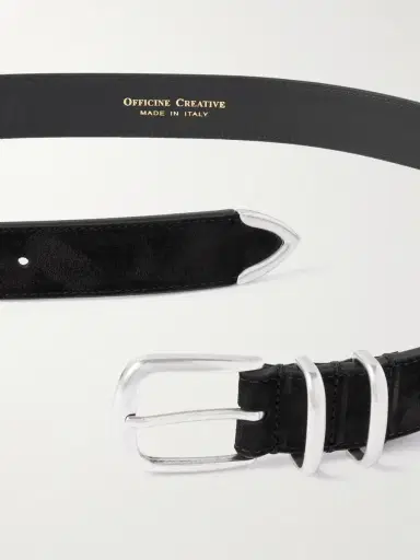 Officine Creative 3cm Suede Belt - Men | Thumbnail 2