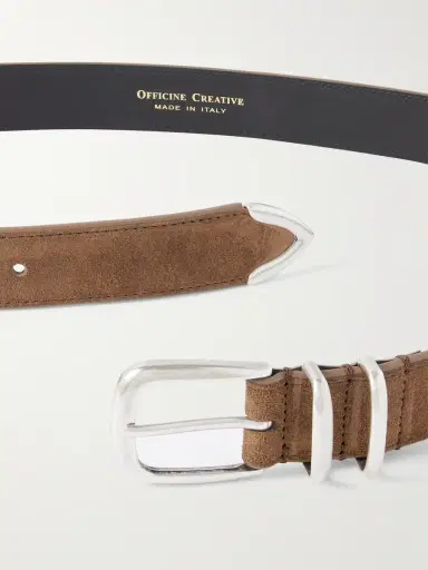 Officine Creative 3cm Suede Belt - Men | Thumbnail 2 Officine Creative 3cm Suede Belt - Men | Thumbnail 2