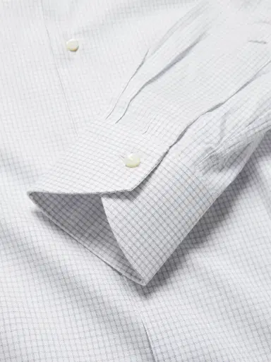 Canali Checked Cotton-Poplin Shirt - Men | Thumbnail 4 Canali Checked Cotton-Poplin Shirt - Men | Thumbnail 4