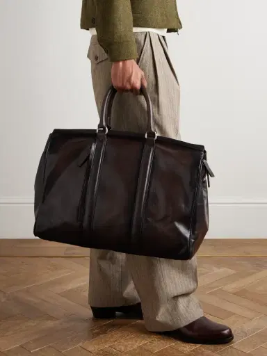 Officine Creative Quentin 009 Leather Weekend Bag - Men | Thumbnail 2 Officine Creative Quentin 009 Leather Weekend Bag - Men | Thumbnail 2