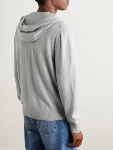 MR P. Merino Wool and Cashmere-Blend Zip-Up Hoodie - Men | Thumbnail 4 MR P. Merino Wool and Cashmere-Blend Zip-Up Hoodie - Men | Thumbnail 4