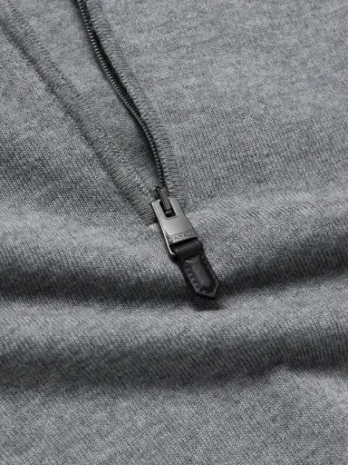 Canali Wool Half-Zip Sweater - Men | Thumbnail 5