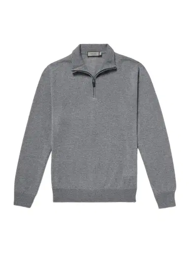 Canali Wool Half-Zip Sweater - Men | Thumbnail 1