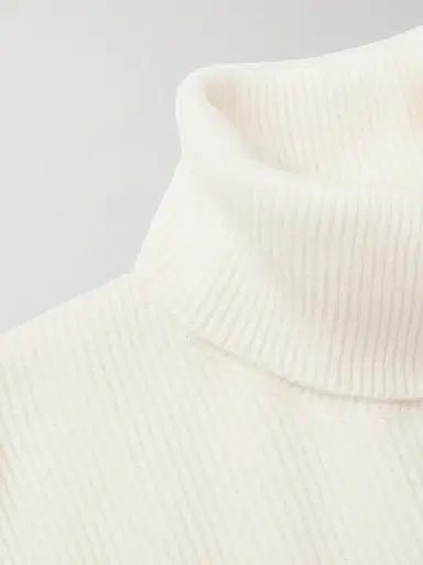 Brunello Cucinelli Ribbed Cashmere Rollneck Sweater - Men | Thumbnail 5 Brunello Cucinelli Ribbed Cashmere Rollneck Sweater - Men | Thumbnail 5